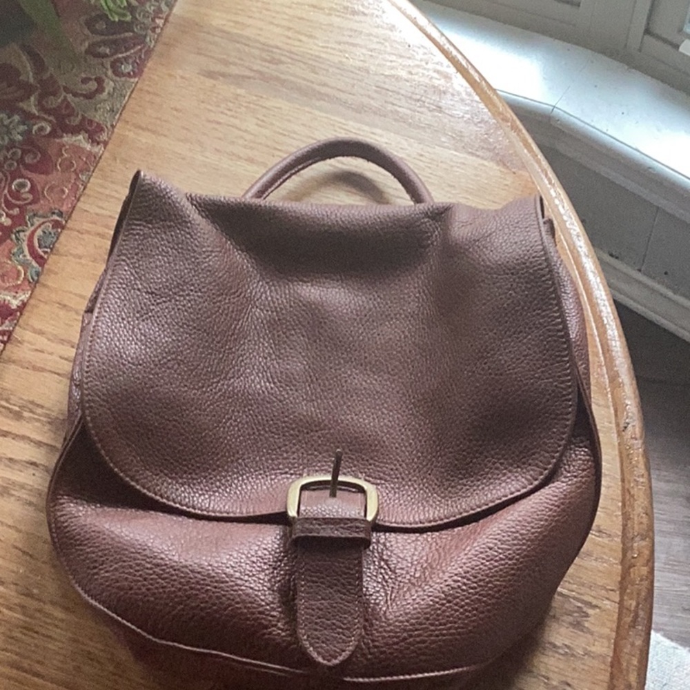 M. London Leather Womens Backpack
